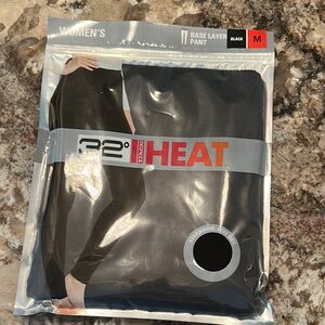 32 Degrees Women's Black Heat Base Layer Pant